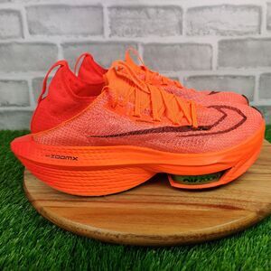 Nike Air Zoom Alphafly Next% 2 Shoes Womens Size 9.5 Total Orange DN3559-800